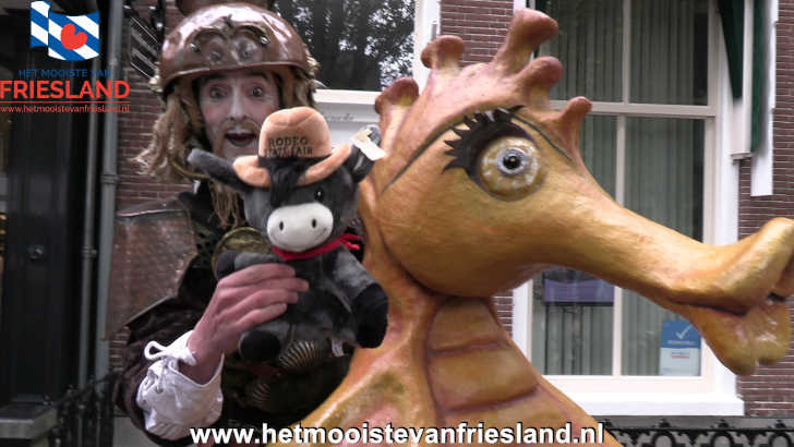 Hippocampus tijdens het Straatfestival van de Feestweek Harlingen